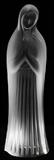 Lot#1256, LALIQUE CRYSTAL FIGURE OF MADONNA, H 10"