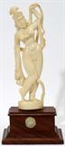 Lot#1422, HINDU IVORY GODDESS FIGURE, H 7 1/2"