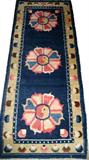 Lot#1435, CHINESE ANTIQUE WOOL RUNNER 75" X 29"