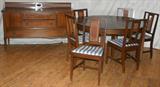 Lot#1520, LIFETIME FURNITURE OF GRAND RAPIDS DINING SET, C. 1930, EIGHT PIECES