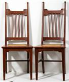Lot#1534, SPINDLE-BACK MAHOGANY SIDE CHAIRS, C. 1930, PAIR
