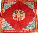 Lot#1559, CHINESE HAND WOVEN MAT ANTIQUE 39" X 36"