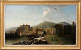 Lot#2007, GEORGE LORING BROWN (AMERICAN 1814-1889), OIL ON CANVAS, 34" X 60", PORT AT ISTANBUL