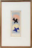 Lot#2052, GEORGES BRAQUE, LITHOGRAPH, 9" X 3.5", DEUX OISEAUX