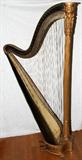 Lot#2139, GEORGE IV IRISH GILT-DECORATED WOOD, COMPOSITION & BRONZE HARP, C. 1825, H 66 1/2"