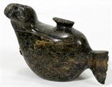 Lot#2207, INUIT CARVED SOAPSTONE WALRUS, H 4", L 5 1/2"