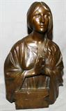 Lot#10, LEOPOLD SAVINE (FR. 1861-1934), BRONZE SCULPTURE, 21" H, "LYGIA"