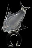 Lot#171, CRYSTAL ANGEL FISH, H 17", L 11"