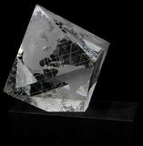Lot#170, BACCARAT CRYSTAL TRUNCATED OCTAHEDRON OF THE WORLD, H 7"