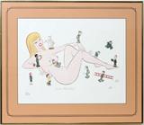 Lot#233, NORMAN ROCKWELL OFFSET LITHOGRAPH 2 PCS. "THE RUNAWAY" & "THE DUGOUT CHICAGO CUBS"