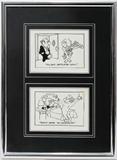 Lot#224, BILL HOEST [AMER. B. 1926], DRAWING, TWO, 6" X 8" EACH, THE LOCKHORNS
