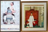 Lot#232, NORMAN ROCKWELL OFFSET LITHOGRAPH 2 PCS. AWFUL TRUTH ABOUT SANTA AND BROOKLYN MUSEUM POSTER