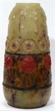 Lot#1007, GABRIEL ARGY-ROUSSEAU PATE-DE-VERRE GLASS VASE, H 10", DIA 5"