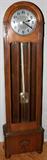 Lot#1017, GERMAN WALNUT TALL CASE CLOCK H 72" WITH CHIMES, CIRCA 1900