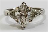 Lot#1028, PLATINUM & 2.30CT DIAMOND RING