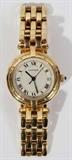 Lot#1032, CARTIER 18KT YELLOW GOLD LADY'S VENDOME WRISTWATCH