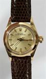 Lot#1036, ROLEX 18KT YELLOW GOLD OYSTER PERPETUAL LADY'S WRISTWATCH
