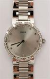 Lot#1038, GENEVE 18KT WHITE GOLD & .50CT DIAMOND GENTLEMAN'S WRISTWATCH