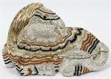 Lot#1042, JUDITH LEIBER STRIPED HORSE MINAUDIERE, L 6"