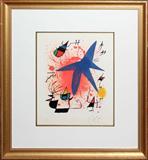 Lot#1054, JOAN MIRO (SPANISH, 1893-1983), LITHOGRAPH, HC, 16" X 12", 'L'ETOILE BLEU'