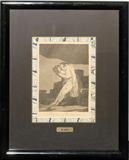 Lot#1145,FRANCISO DE GOYA (1746-1828), ETCHING, 7 1/2" X 5", 'EL AMOR Y LA MUERTE', FROM 'LOS CAPRICHOS'