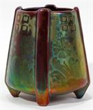 Lot#1169, WELLER SICARD FOOTED VASE, H 4 1/2"