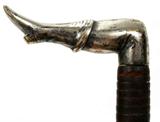 Lot#1248, WALKING STICK, LADY'S LEG AND BOOT HANDLE