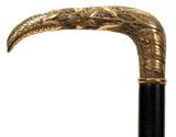 Lot#1243, WALKING STICK, GOLD FILLED HANDLE, CIRCA 1890