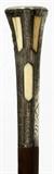 Lot#1247, WALKING STICK, STERLING AND BONE HANDLE, CIRCA 1890