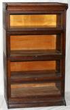 Lot#1469, GUNN FURNITURE CO. OF GRAND RAPIDS OAK BARRISTER BOOKCASE, EARLY 20TH C., H 60", W 34", D 15"