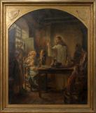 Lot#2024, AFTER LEON-AUGUSTINE LHERMITTE, OIL ON CANVAS, 48" X 40", "AMONG THE HUMBLE"