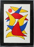 Lot#2040, ALEXANDER CALDER (AMERICAN 1898-1976), COLOR LITHOGRAPH, 30" X 21" IMAGE, UNTITLED COMPOSITION