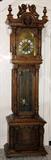 Lot#2079, GERMAN STYLE GRANDFATHER CLOCK, 20TH C., H 101", L 26", D 19"