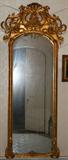 Lot#2086, LOUIS XV STYLE GOLD LEAF CARVED WOOD & GESSO PIER MIRROR, 19TH C., H 96", L 40"