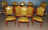 Lot#2091, MAHOGANY DINING TABLE & 10 CHAIRS, 11 PIECES