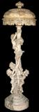 Lot#2107, COUNTRY FRENCH STYLE WALNUT ARMOIRE, H 90", W 78", D 21"