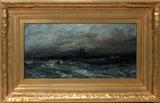 Lot#2158, ROBERT HOPKIN (SCOTTISH/AMERICAN 1832-1909), OIL ON CANVAS, 10 1/4" X 20"