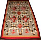 Lot#2223, NAVAJO HAND WOVEN RUG, 53" X 91"