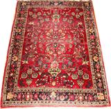 Lot#2215, SAROUK WOOL PERSIAN RUG, C. 1930-1940, 4' 10" X 3' 7"