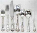 Lot#4, FRANK SMITH SILVER CO. & WHITING (DIVISION OF GORHAM) STERLING FLATWARE, IN TWO PATTERNS, 65 PIECES