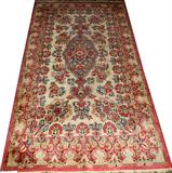Lot#14, KERMAN PERSIAN WOOL RUG, 7'3" X 4'