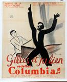 Lot#33, ANDRÉ GIRARD (FRENCH, 1901-1968), CANVAS GRAPH, 1932, 37" X 31", 'GILLES ET JULIEN'