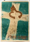 Lot#35, ITALIAN POSTER MOUNTED ON CANVAS, 1950, 39" X 27", 'ANNO JVBILAEI MCML'