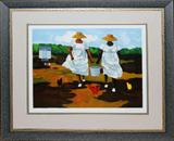 Lot#44, JONATHAN GREEN (AMERICAN, 1955-) LITHOGRAPH, 1996, 20" X 26", 'SHARING THE CHORES'