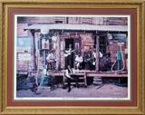 Lot#46, JIMI CLAYBROOKS, LITHOGRAPH, 25" X 34", 'BUY ME SOME BLUES'
