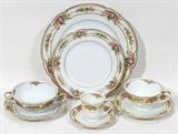 Lot#61, BLACK KNIGHT PORCELAIN DINNER SERVICE, 108 PIECES