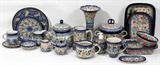 Lot#64, POLISH POTTERY DINNER WARE, 89 PIECES