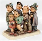 Lot#171, HUMMEL BISQUE FIGURE GROUP 'ADVENTURE BOUND', 1957, H 7", W 5", D 8"