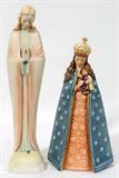 Lot#181, HUMMEL BISQUE FIGURES OF THE MADONNA, TWO, H 9" &11"