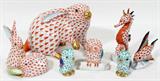 Lot#191, HEREND PORCELAIN FIGURES, SEVEN, H 2" - 4"